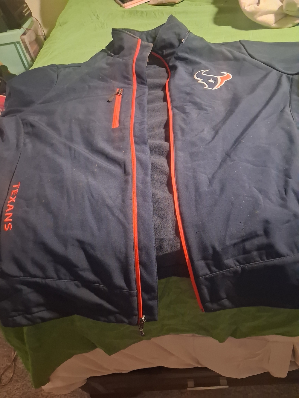 Houston Texans Men coat size 2XL And Woman Size XlNavy Jacket 2